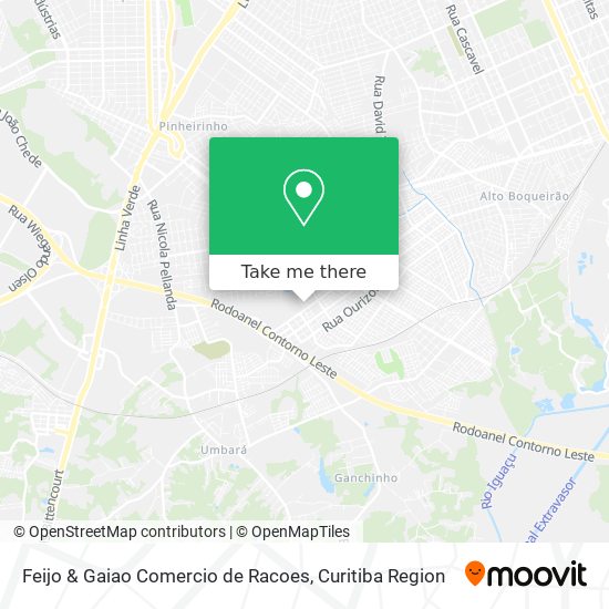 Feijo & Gaiao Comercio de Racoes map