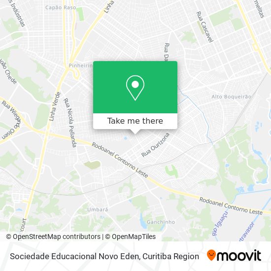 Sociedade Educacional Novo Eden map