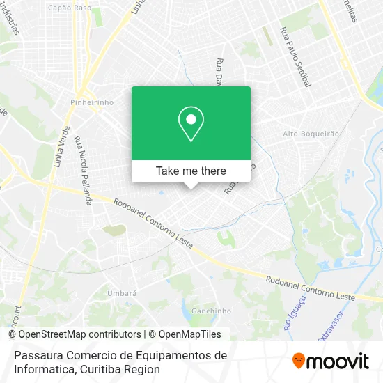 Passaura Comercio de Equipamentos de Informatica map