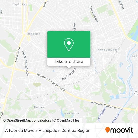 A Fábrica Móveis Planejados map