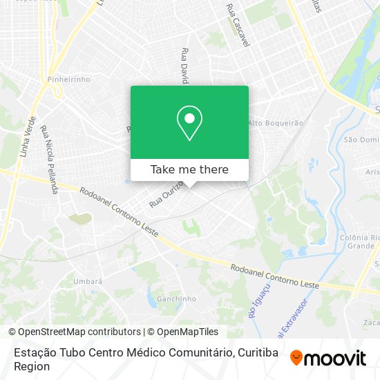 Estação Tubo Centro Médico Comunitário map