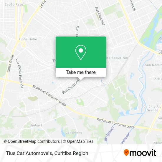 Tius Car Automoveis map