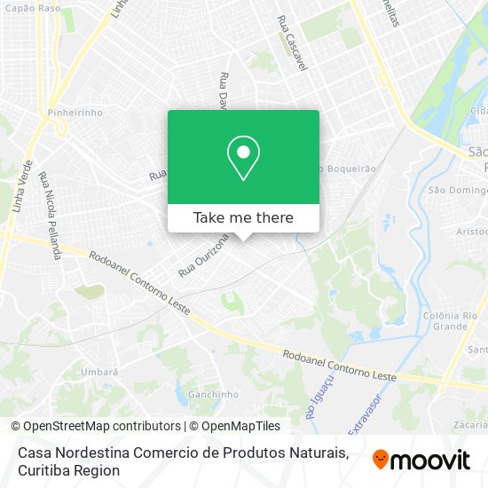 Casa Nordestina Comercio de Produtos Naturais map