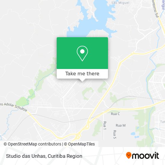 Studio das Unhas map