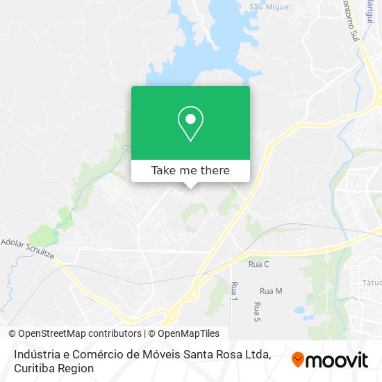 Indústria e Comércio de Móveis Santa Rosa Ltda map