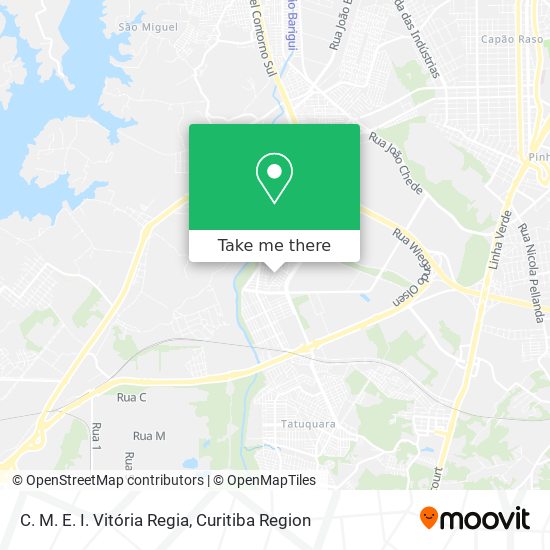 C. M. E. I. Vitória Regia map