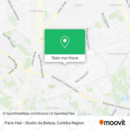 Paris Hair - Studio da Beleza map