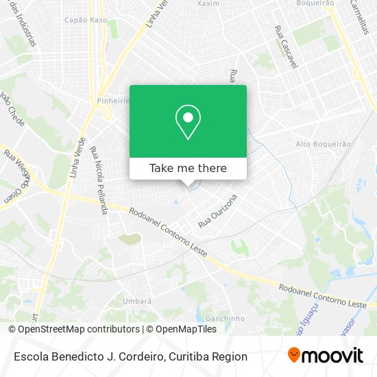 Escola Benedicto J. Cordeiro map
