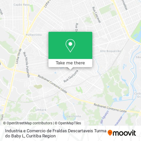Industria e Comercio de Fraldas Descartaveis Turma do Baby L map