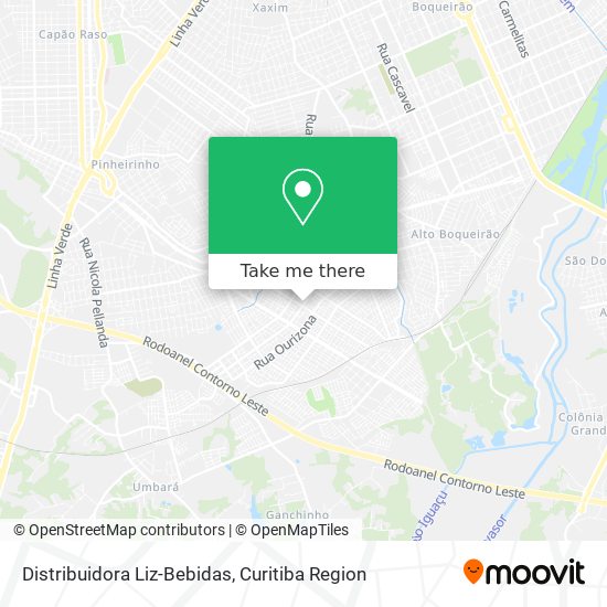Distribuidora Liz-Bebidas map