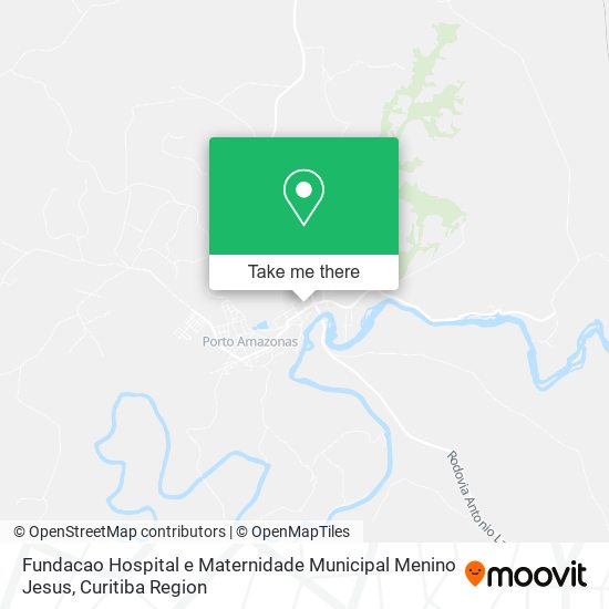 Fundacao Hospital e Maternidade Municipal Menino Jesus map