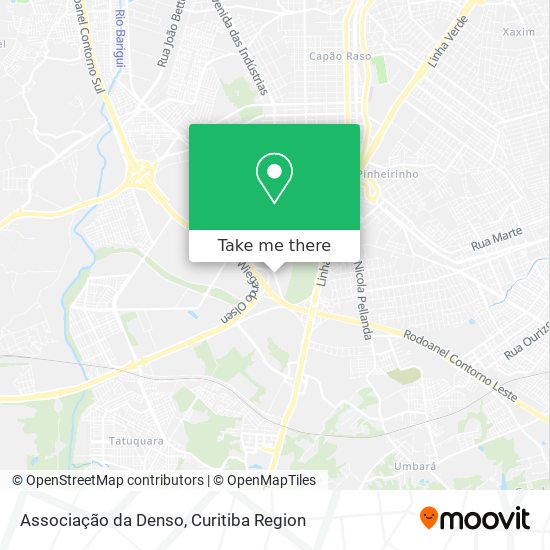 Associação da Denso map