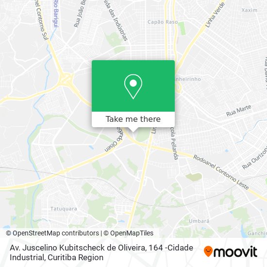 Av. Juscelino Kubitscheck de Oliveira, 164 -Cidade Industrial map