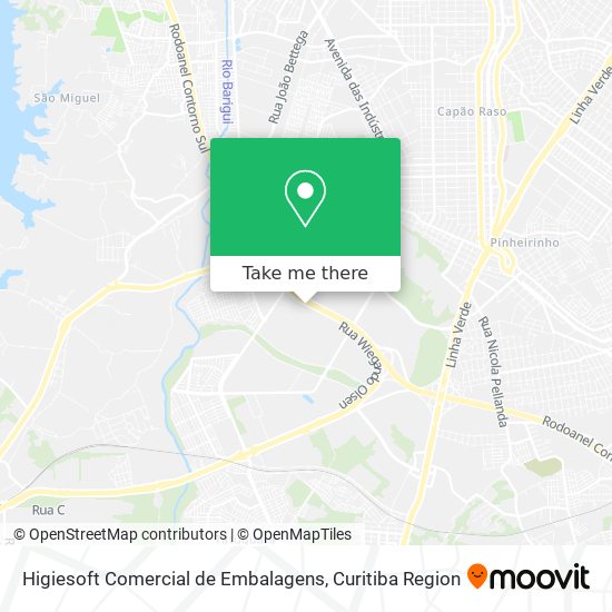 Higiesoft Comercial de Embalagens map