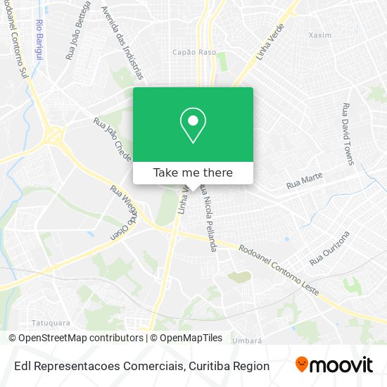 Edl Representacoes Comerciais map