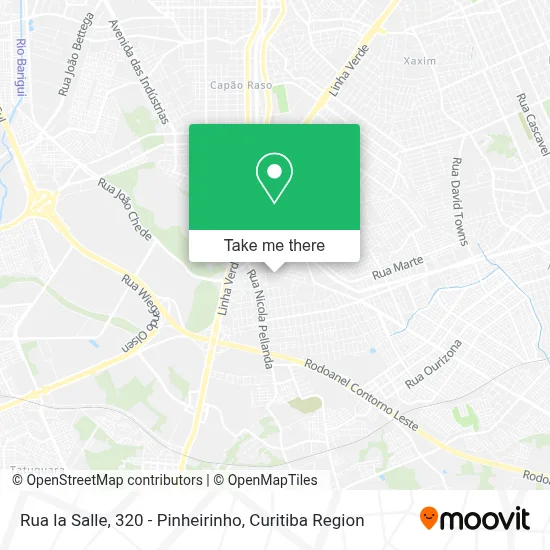Rua la Salle, 320 - Pinheirinho map