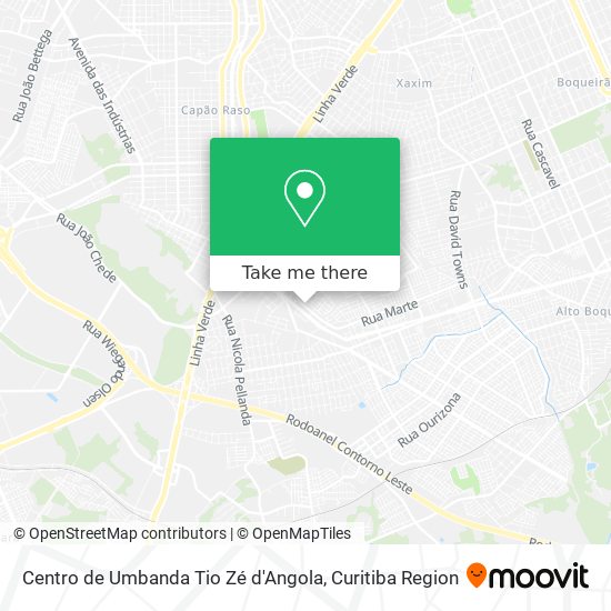 Centro de Umbanda Tio Zé d'Angola map