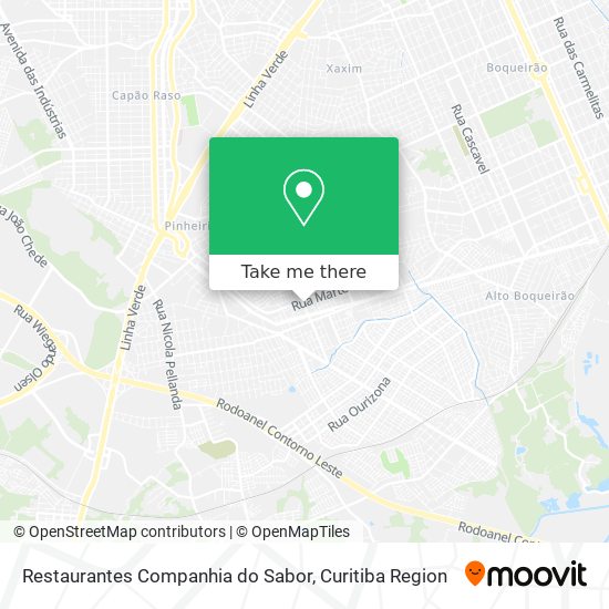 Restaurantes Companhia do Sabor map