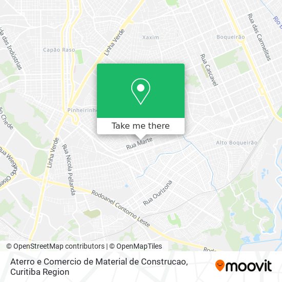 Aterro e Comercio de Material de Construcao map
