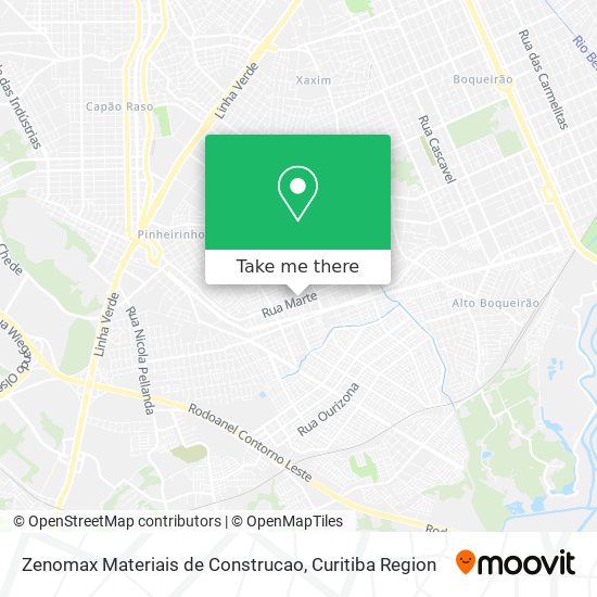 Zenomax Materiais de Construcao map