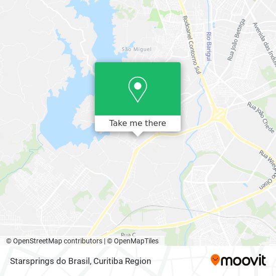 Starsprings do Brasil map