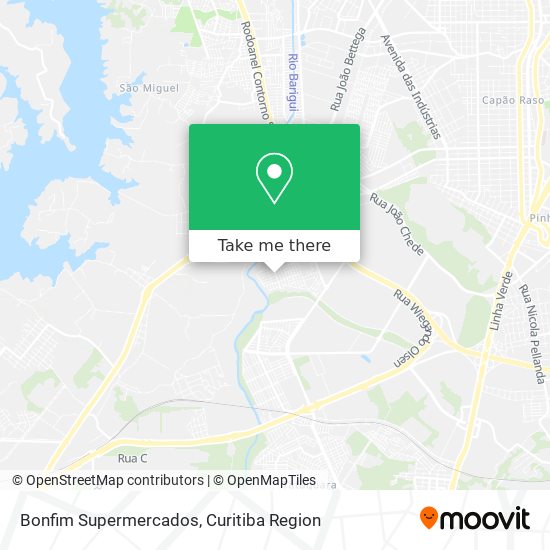 Bonfim Supermercados map