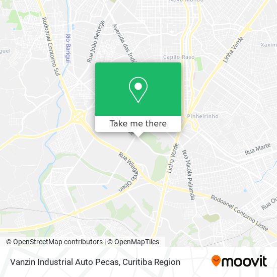 Vanzin Industrial Auto Pecas map