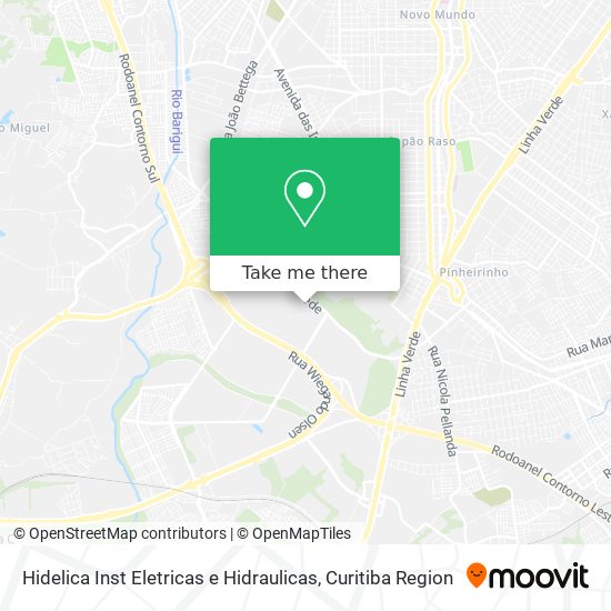 Hidelica Inst Eletricas e Hidraulicas map