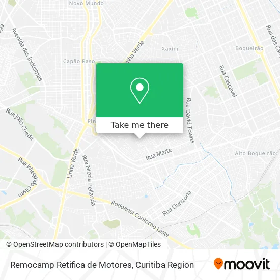 Remocamp Retifica de Motores map