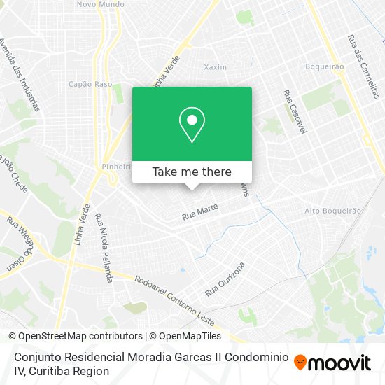 Conjunto Residencial Moradia Garcas II Condominio IV map