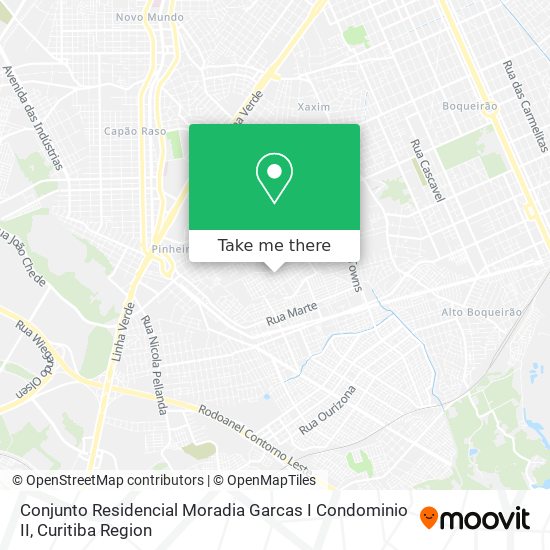 Conjunto Residencial Moradia Garcas I Condominio II map