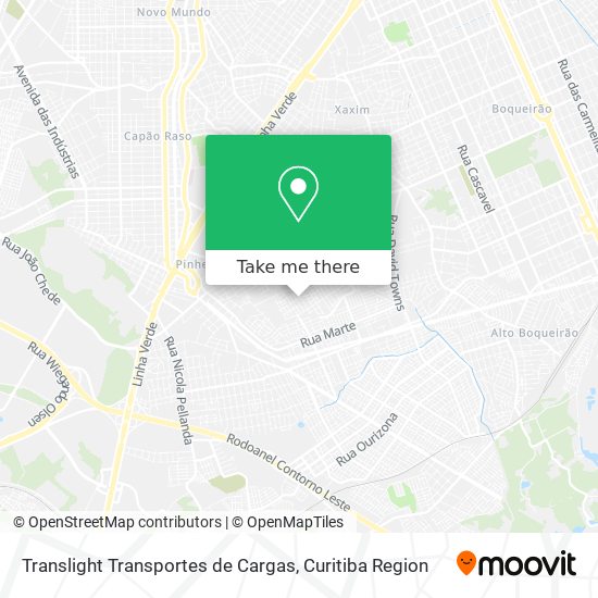 Translight Transportes de Cargas map