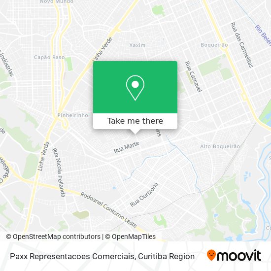 Paxx Representacoes Comerciais map