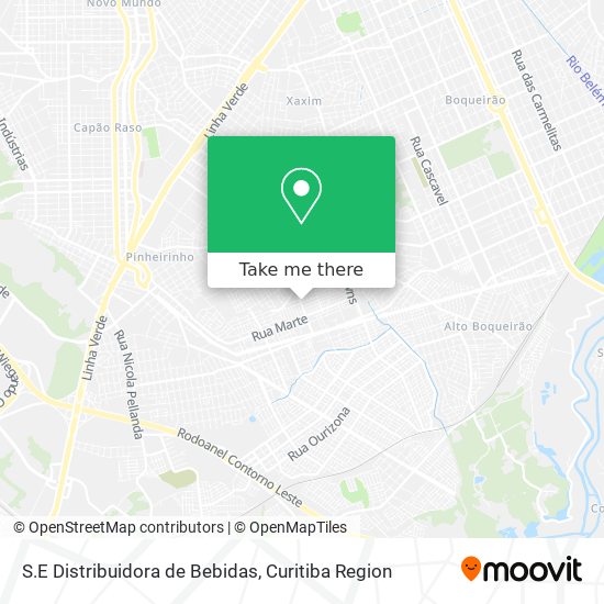 S.E Distribuidora de Bebidas map