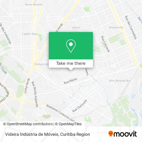 Videira Indústria de Móveis map