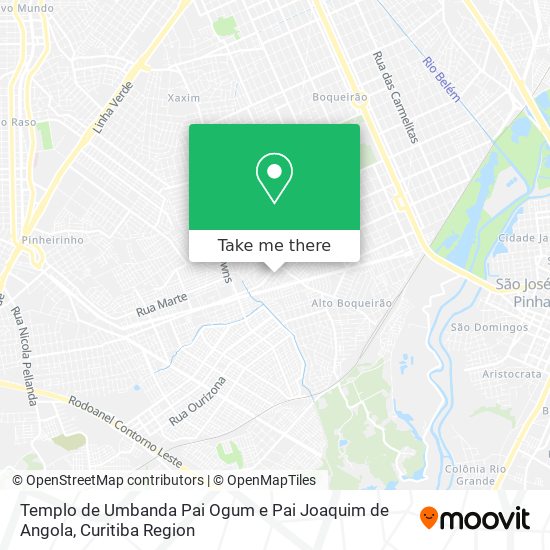 Templo de Umbanda Pai Ogum e Pai Joaquim de Angola map