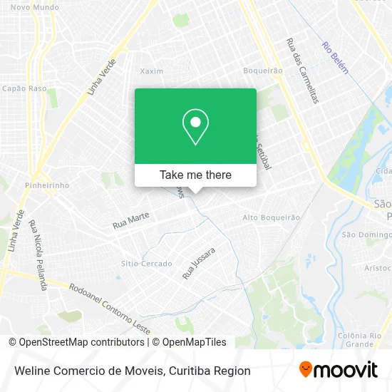 Weline Comercio de Moveis map