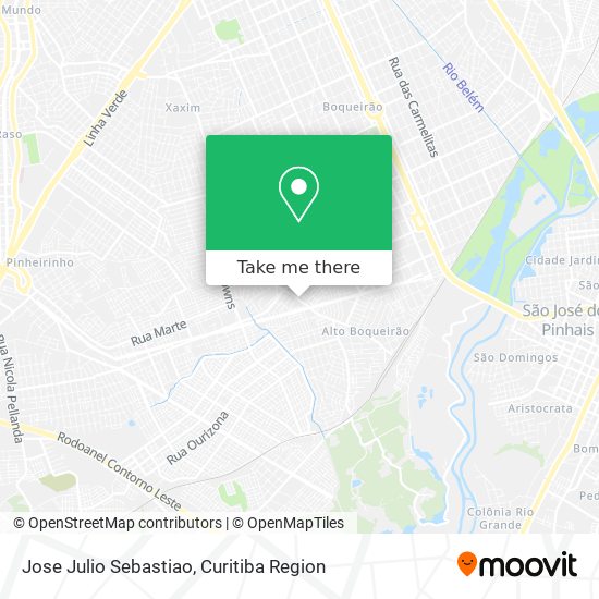 Jose Julio Sebastiao map