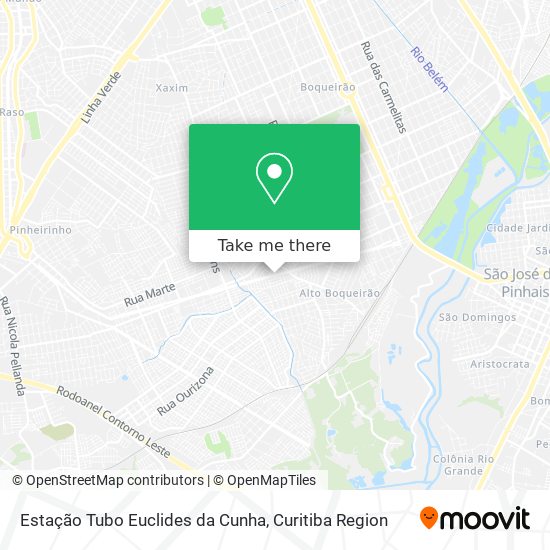 Estação Tubo Euclides da Cunha map