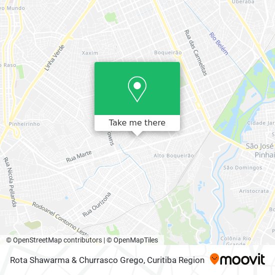Rota Shawarma & Churrasco Grego map