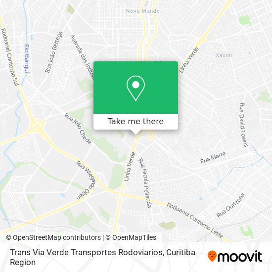 Trans Via Verde Transportes Rodoviarios map