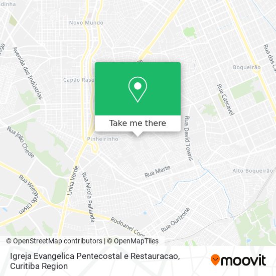 Igreja Evangelica Pentecostal e Restauracao map
