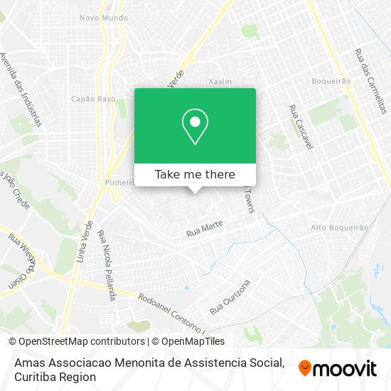 Amas Associacao Menonita de Assistencia Social map