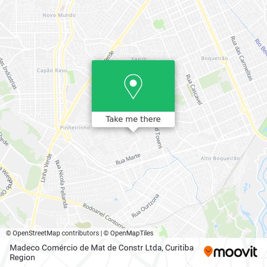 Madeco Comércio de Mat de Constr Ltda map