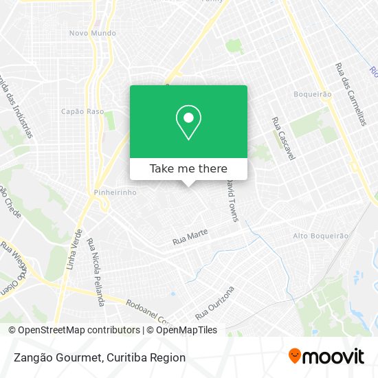 Zangão Gourmet map