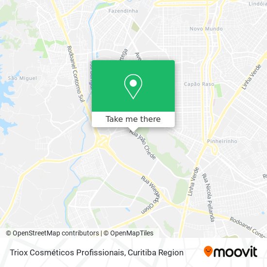 Triox Cosméticos Profissionais map