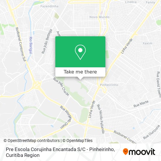 Pre Escola Corujinha Encantada S / C - Pinheirinho map