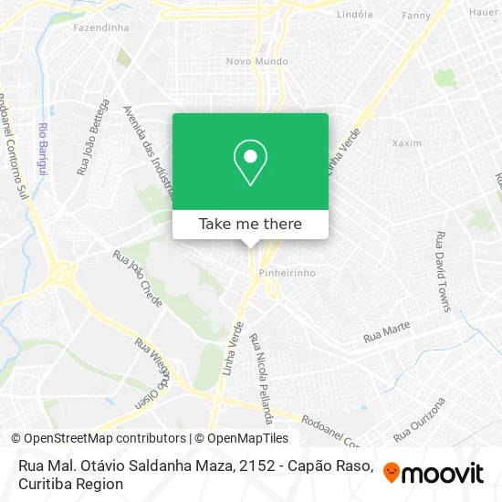 Rua Mal. Otávio Saldanha Maza, 2152 - Capão Raso map