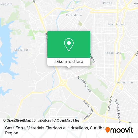 Casa Forte Materiais Eletricos e Hidraulicos map