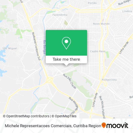 Michele Representacoes Comerciais map